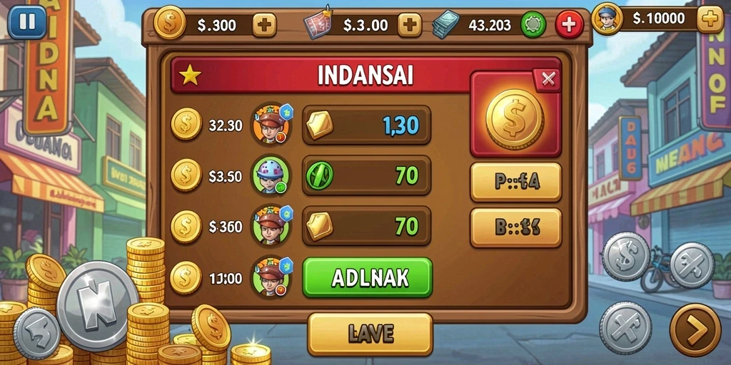 Level menantang yang menguji kemampuan berpikir.