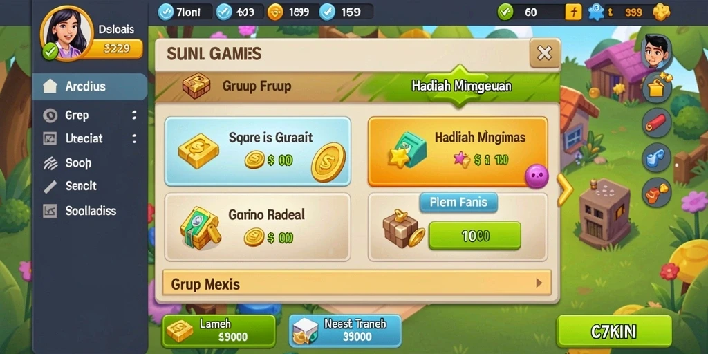 Screenshot saat bermain dalam multiplayer mode.