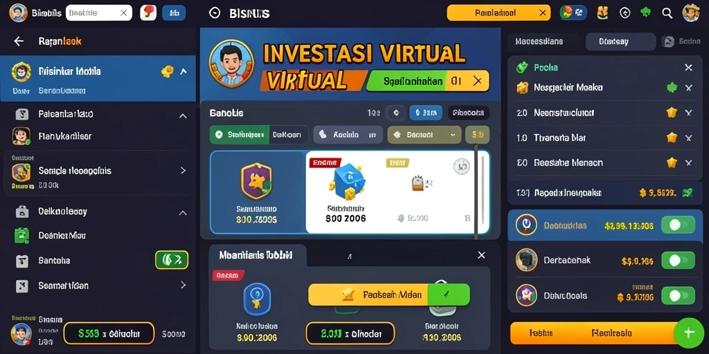 Berbagai macam permainan dengan grafik menawan.