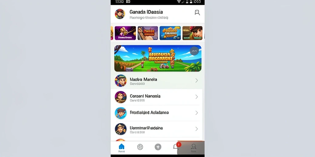 Screenshot memperlihatkan grafis menawan dari dunia permainan.
