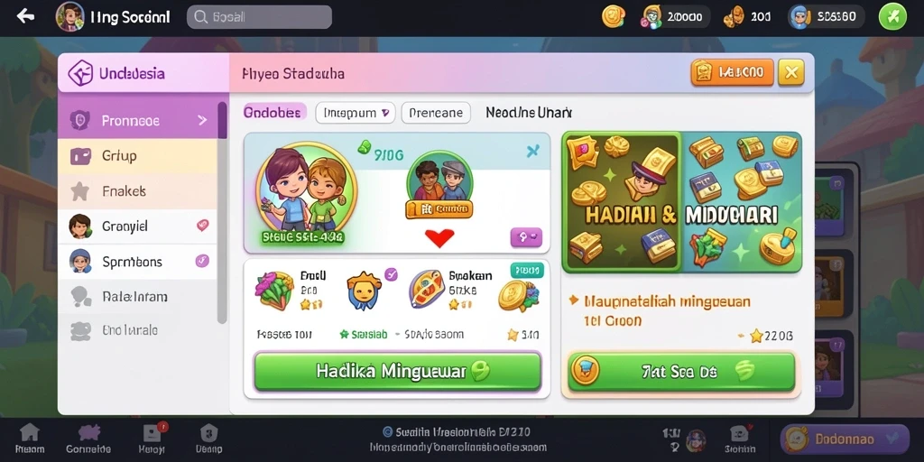 Berbagai pilihan permainan judi dalam satu aplikasi.