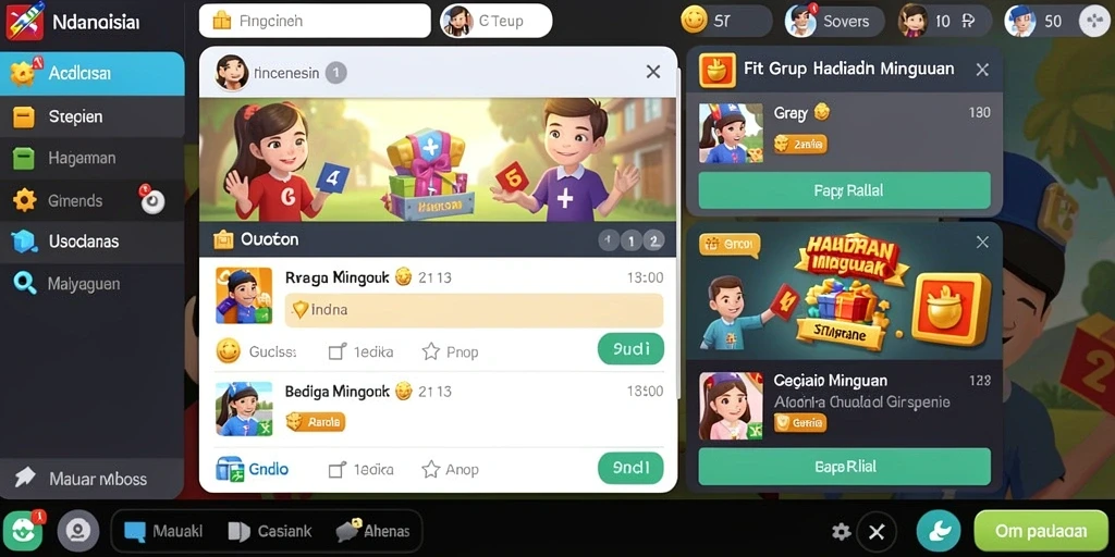 Sistem peringkat yang kompetitif dan menarik.