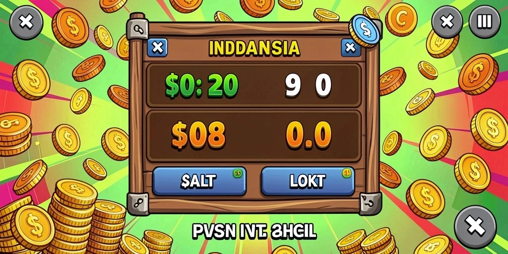 Menu upgrade karakter dengan berbagai opsi yang menarik.