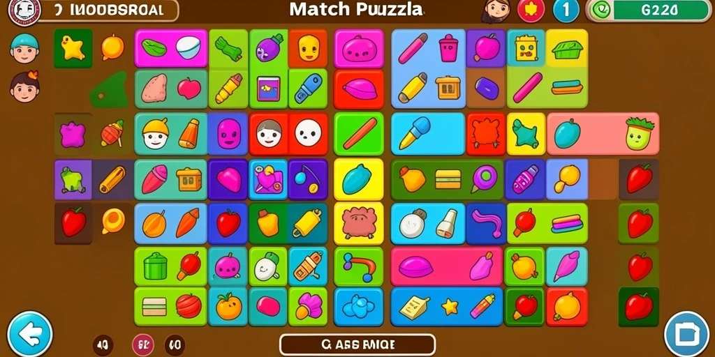 Screenshot menampilkan grafis menawan dan efek gameplay.