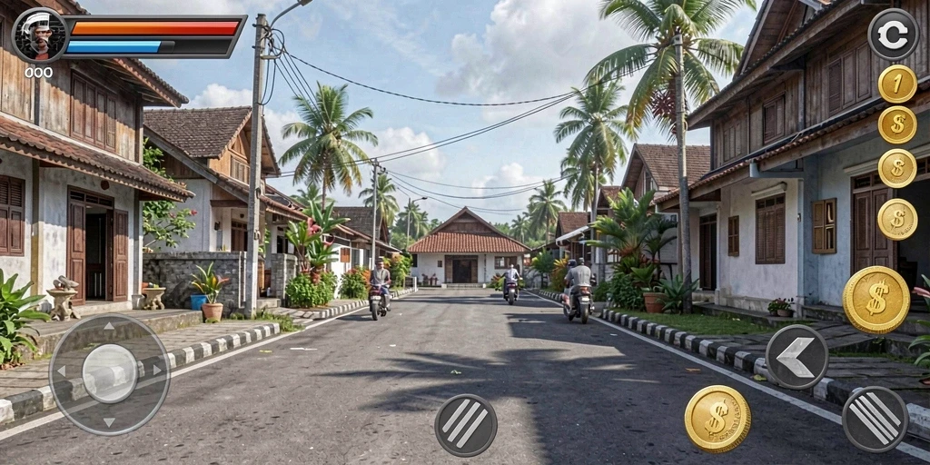 Screenshot menunjukkan fitur multiplayer dalam permainan.